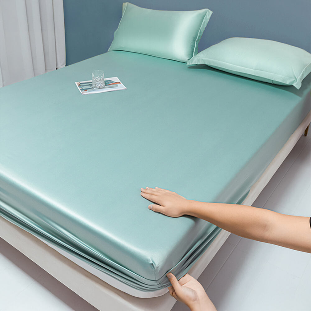 Cover del materasso con tela da gollo in seta solido premium 100s Lyocell
