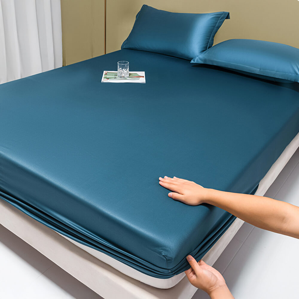 Cover del materasso con tela da gollo in seta solido premium 100s Lyocell