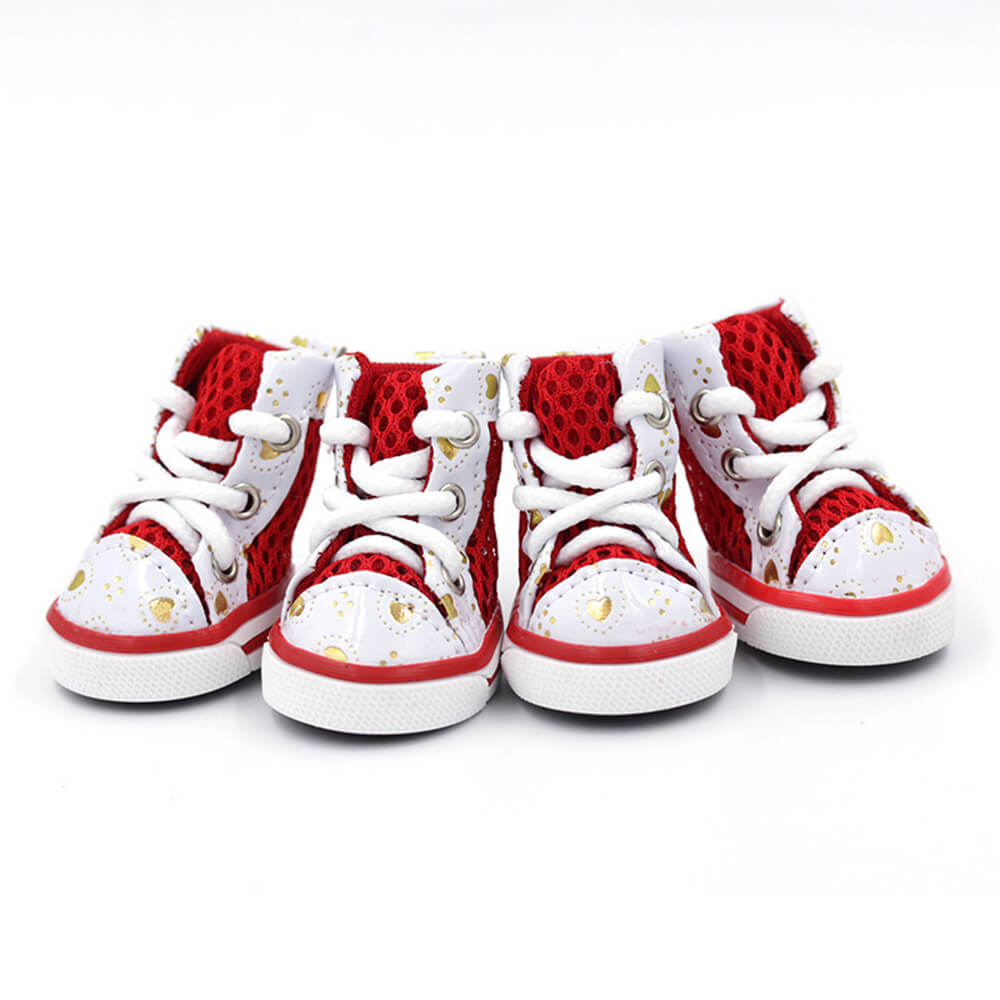 Scarpe sportive per cani antisciplina a maglia traspirante alla moda