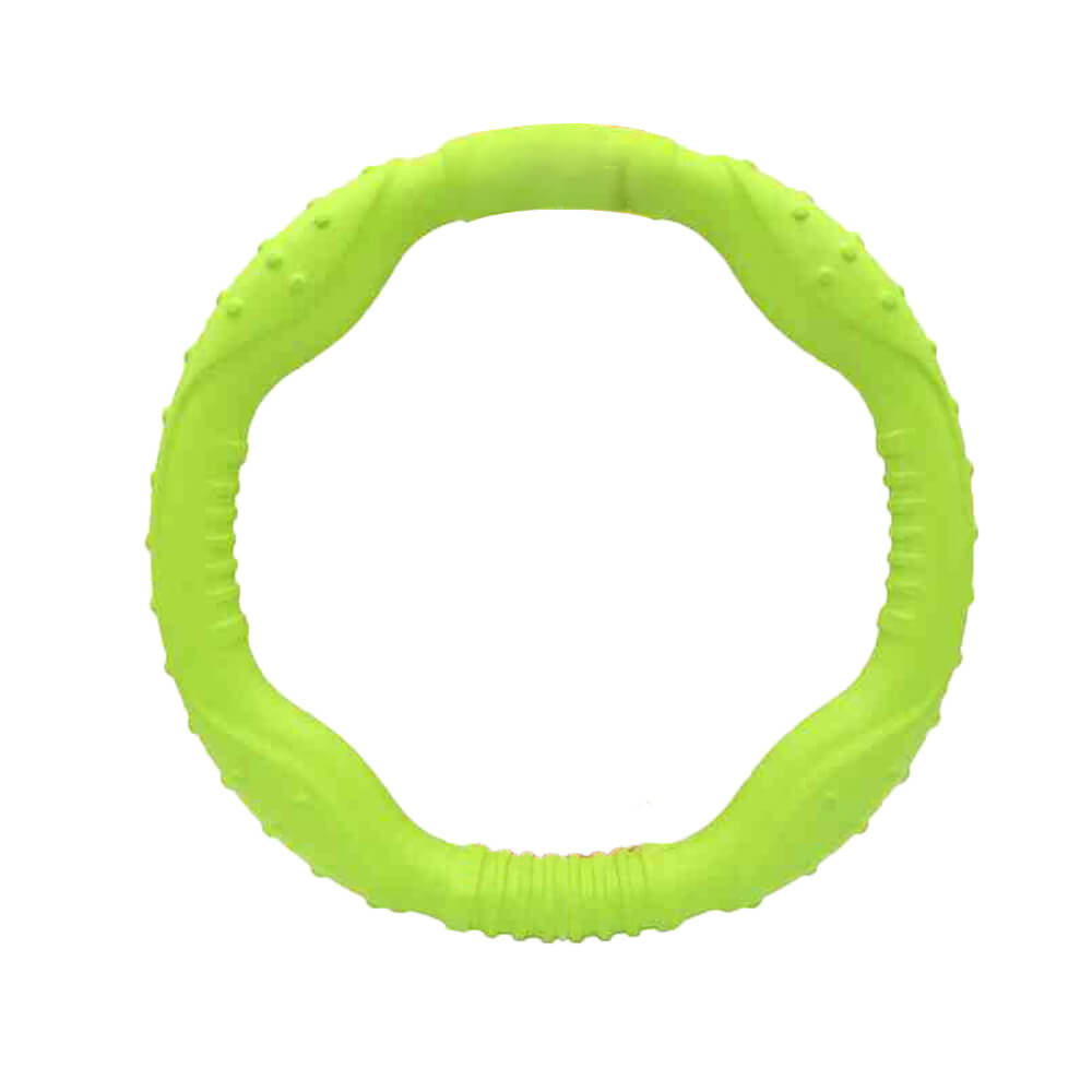 Anillo de guerra Toy de perro interactivo flexible y ligero de anillo de guerra