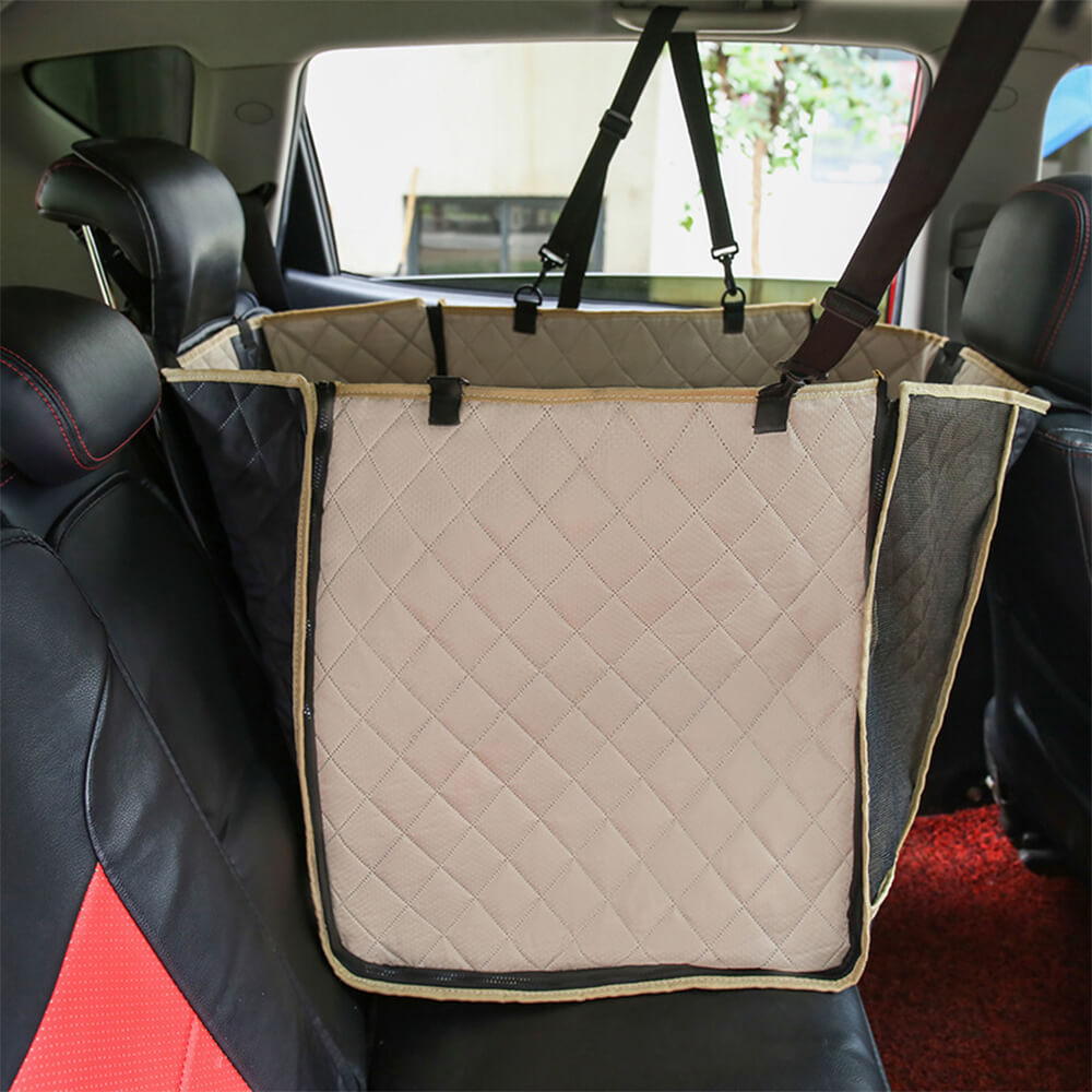 Waterproof Multi-Use Car Dog Seat Cover – Convertible Back Seat Protector for Pets