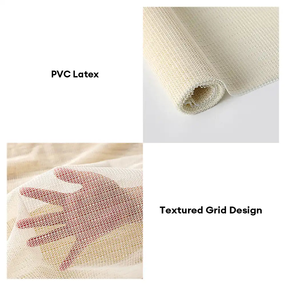Almohadilla antideslizante multiusos de PVC, recortable a medida, para alfombras, camas y sofás. & Más