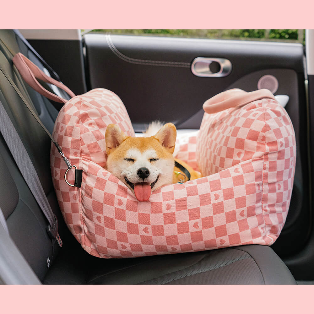 Letto a scacchiera vintage a scacchiera per cani letto