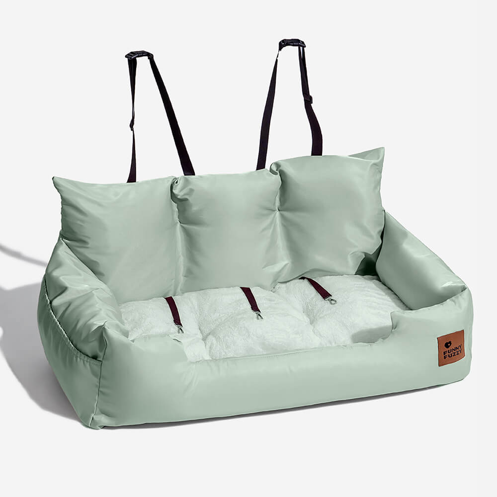 Sicurezza del cestino da viaggio impermeabile medio grande per cani letto posteriore letto posteriore