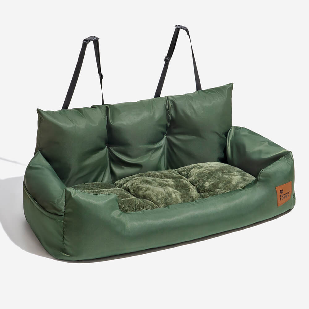Sicurezza del cestino da viaggio impermeabile medio grande per cani letto posteriore letto posteriore