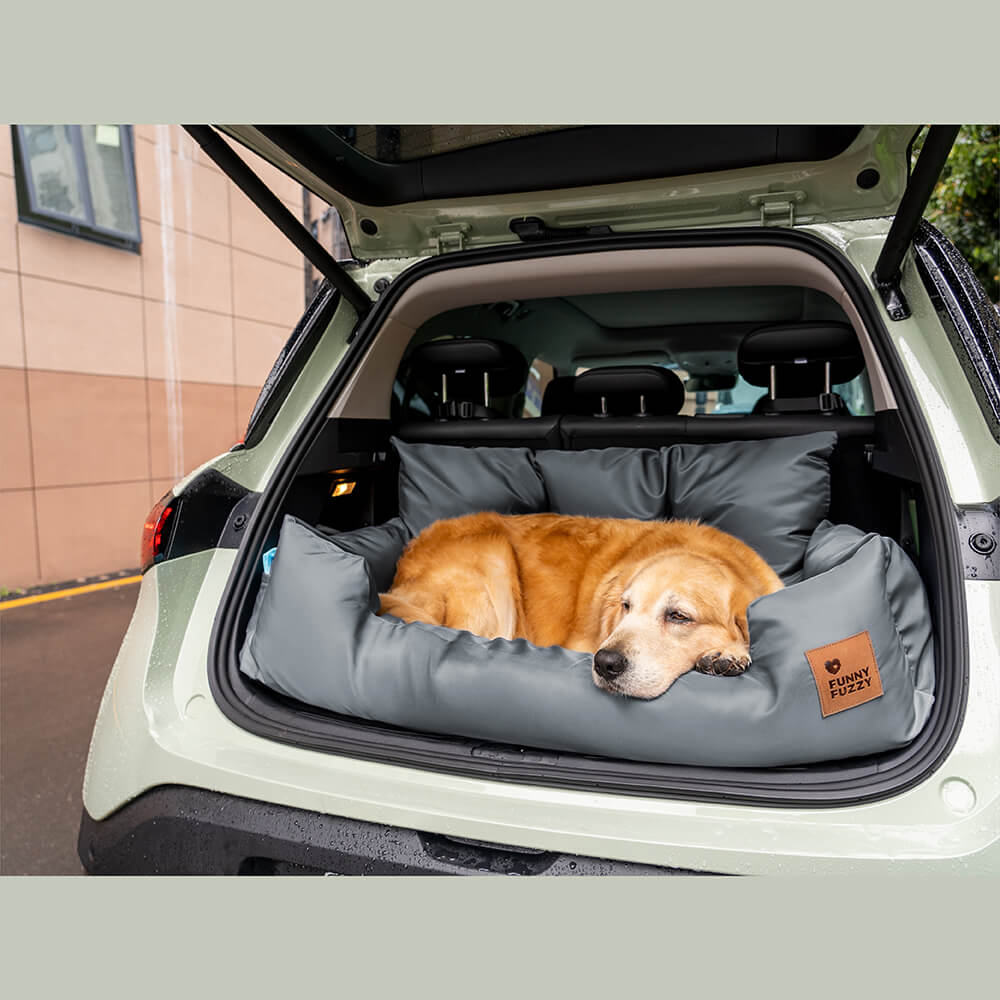 Sicurezza del cestino da viaggio impermeabile medio grande per cani letto posteriore letto posteriore