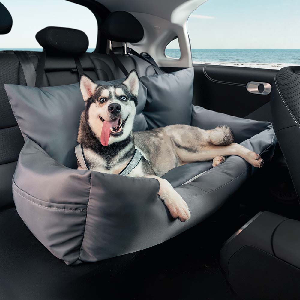Sicurezza del cestino da viaggio impermeabile medio grande per cani letto posteriore letto posteriore