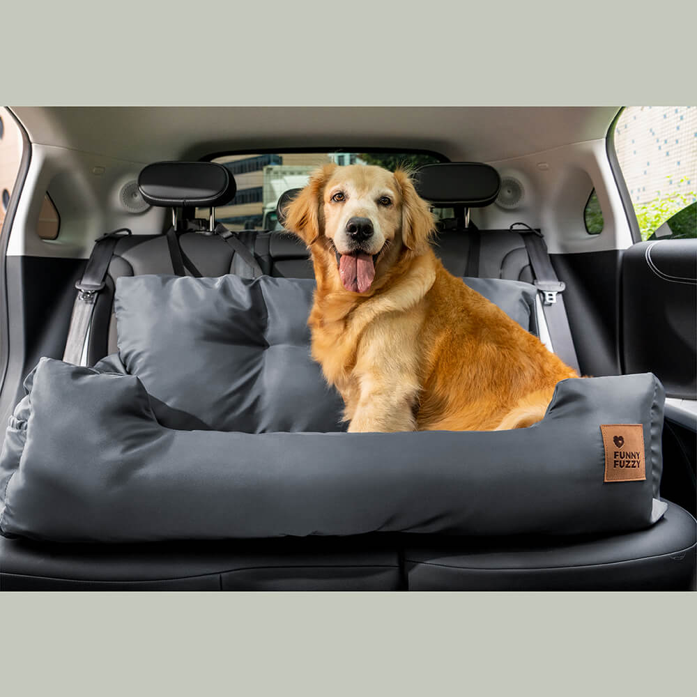 Sicurezza del cestino da viaggio impermeabile medio grande per cani letto posteriore letto posteriore