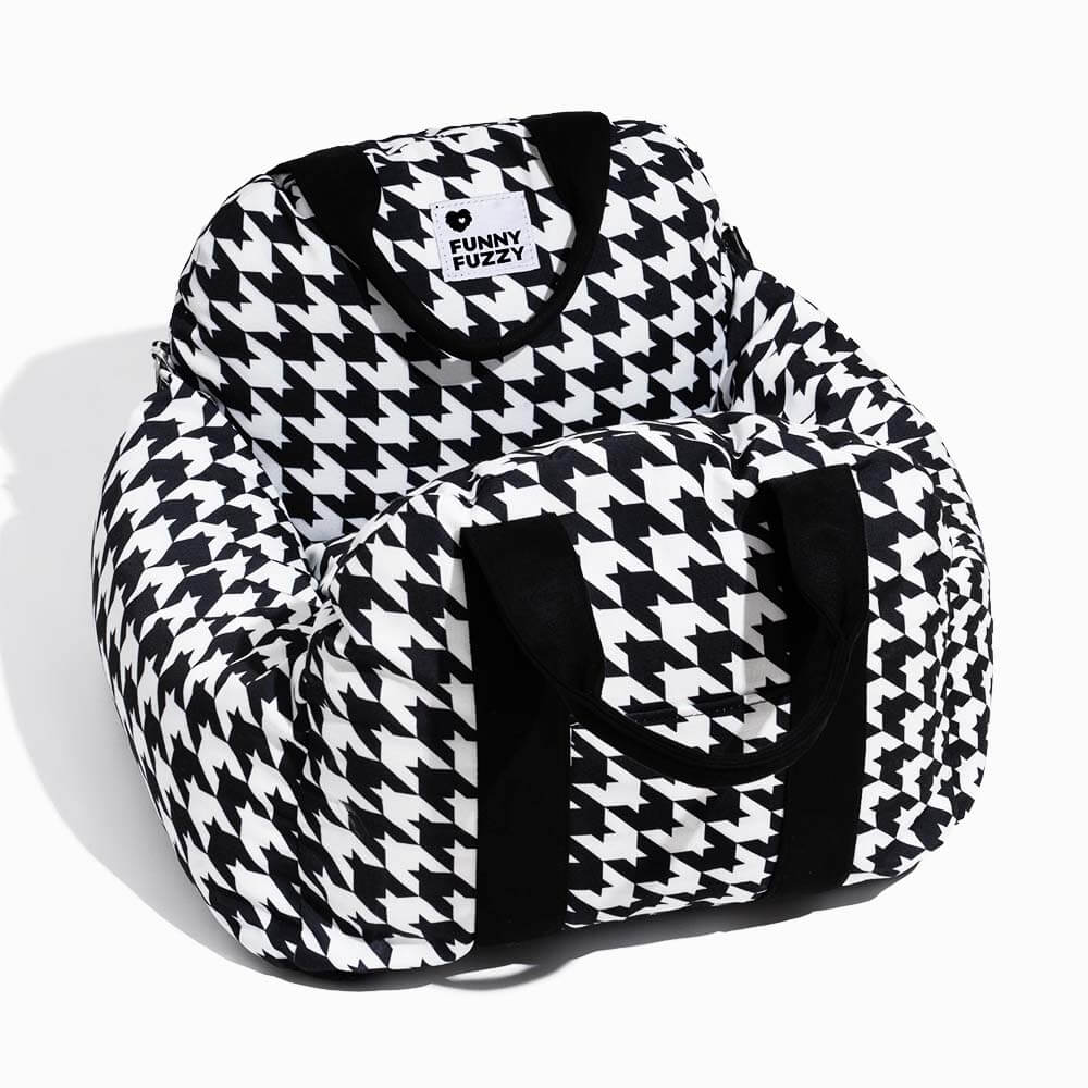 Letto a scacchiera vintage a scacchiera per cani letto