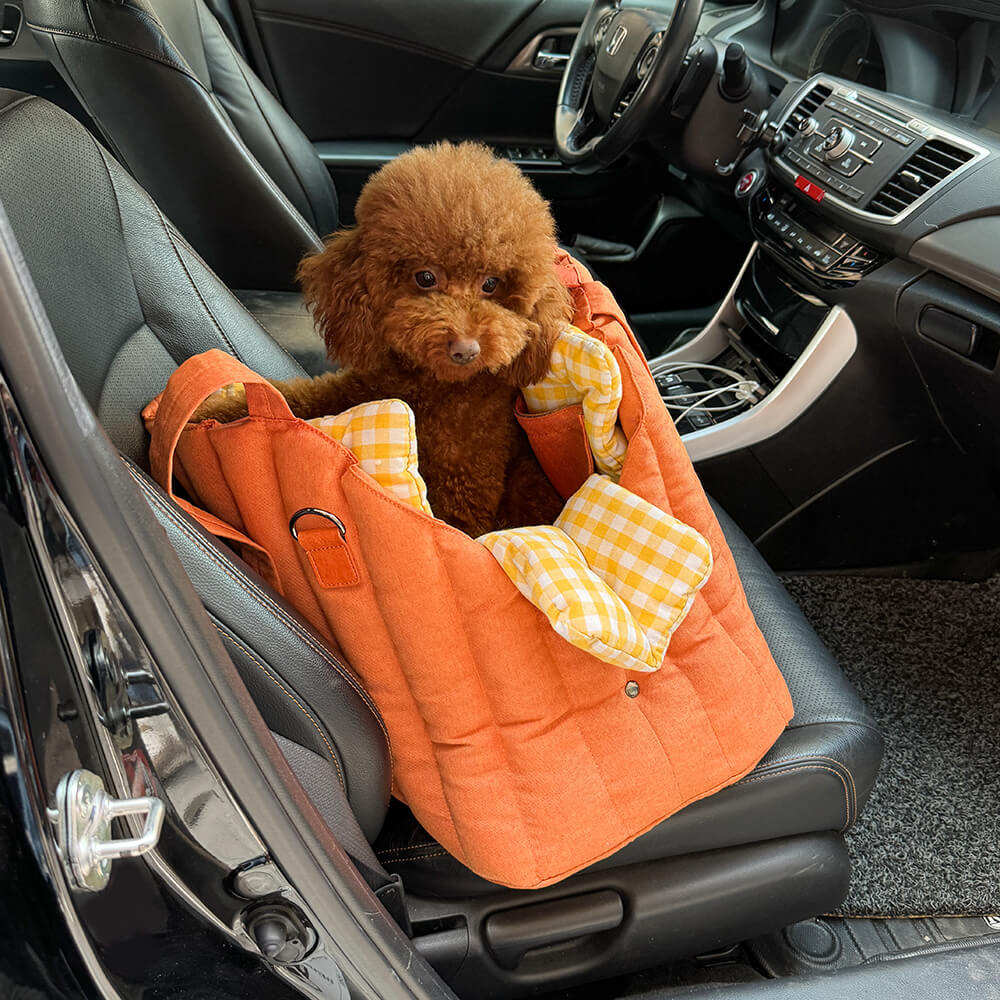 Gingham Portable Soft Multi-Purpose Dog & Cat Carrier Bag