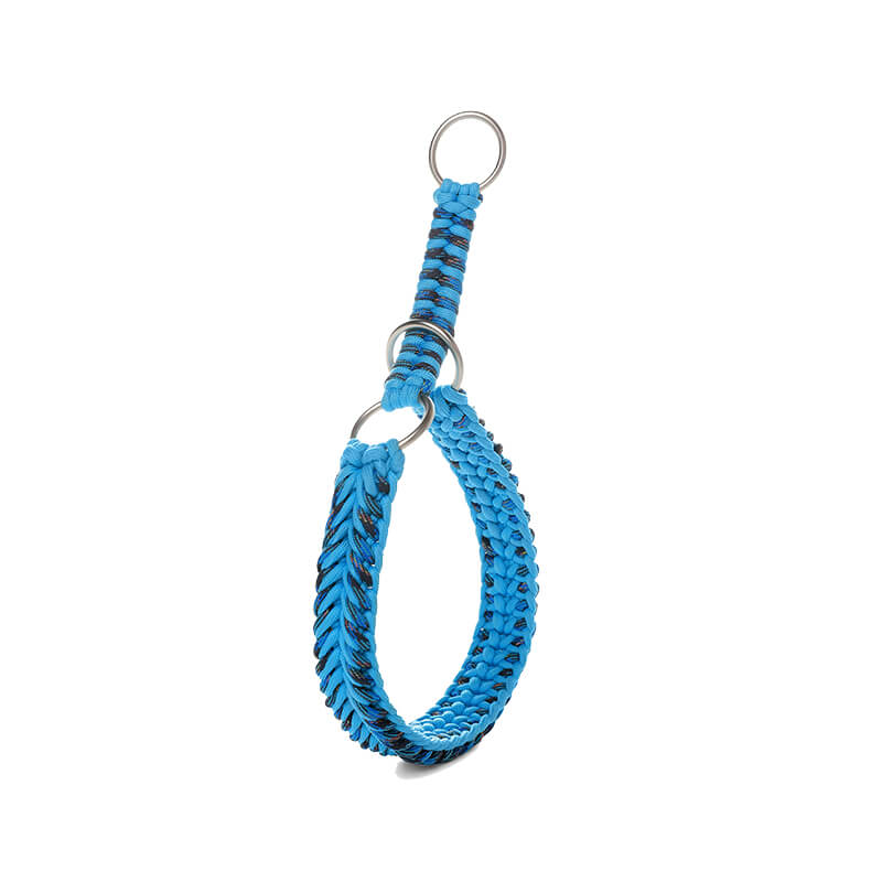 Collar e guinzaglio di cani luminosi antimanelli fatti a mano e guinzaglio