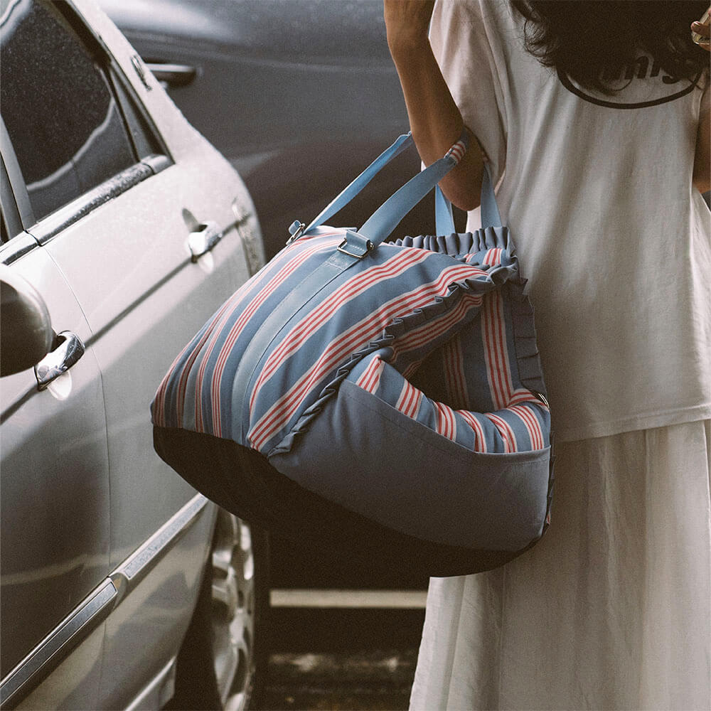 Booster di sedili per auto impermeabili per cani impermeabili a strisce di pizzo