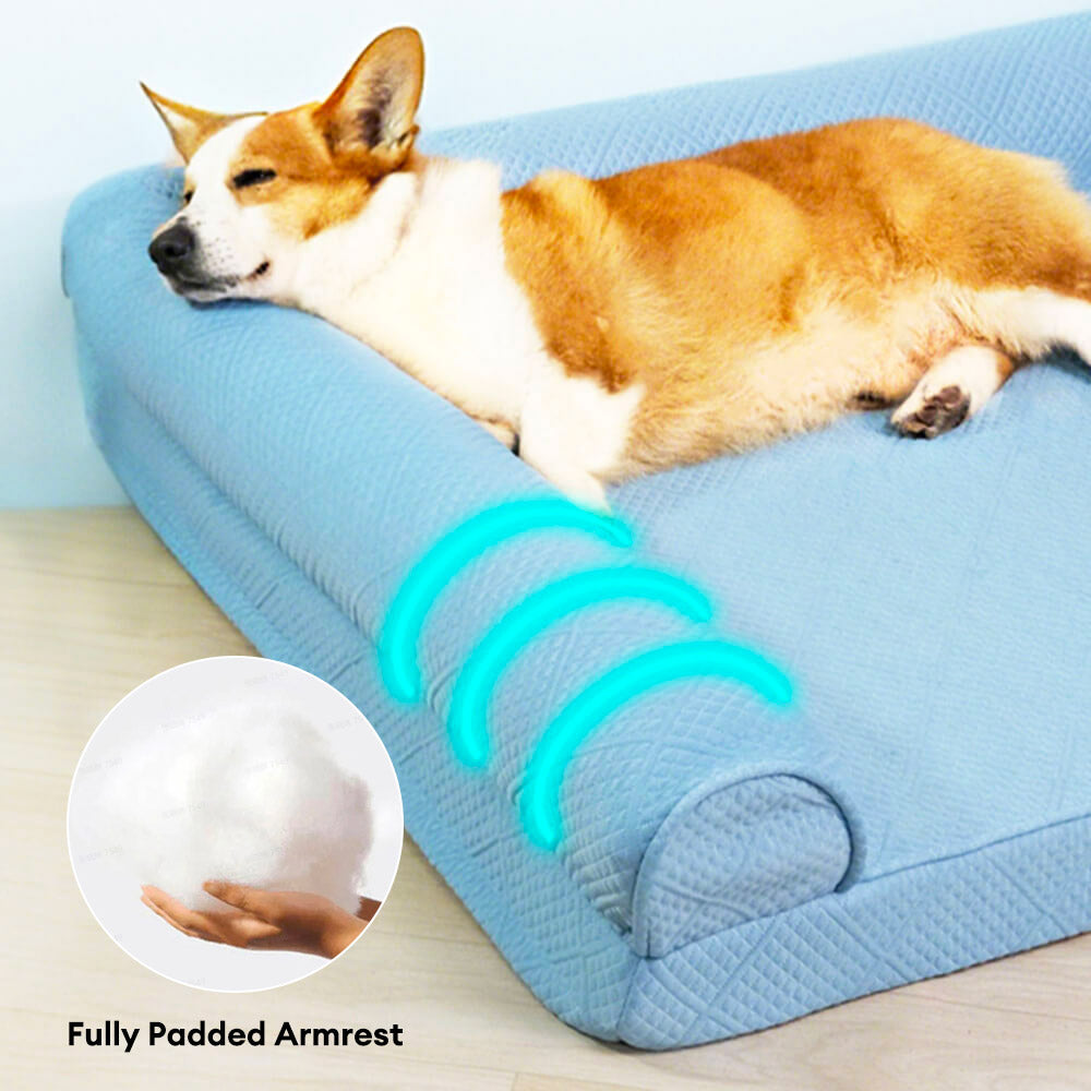 Grande raffreddamento che traspirante non slip ortopedico letto per cani