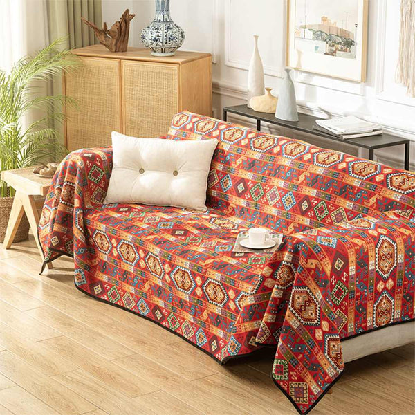 Copertina di divano coperta per lancio multifunzionale jacquard marocchino