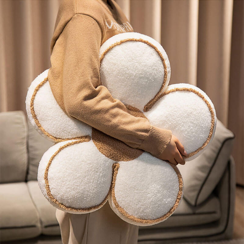 Peluche fiore decorativo cuscino