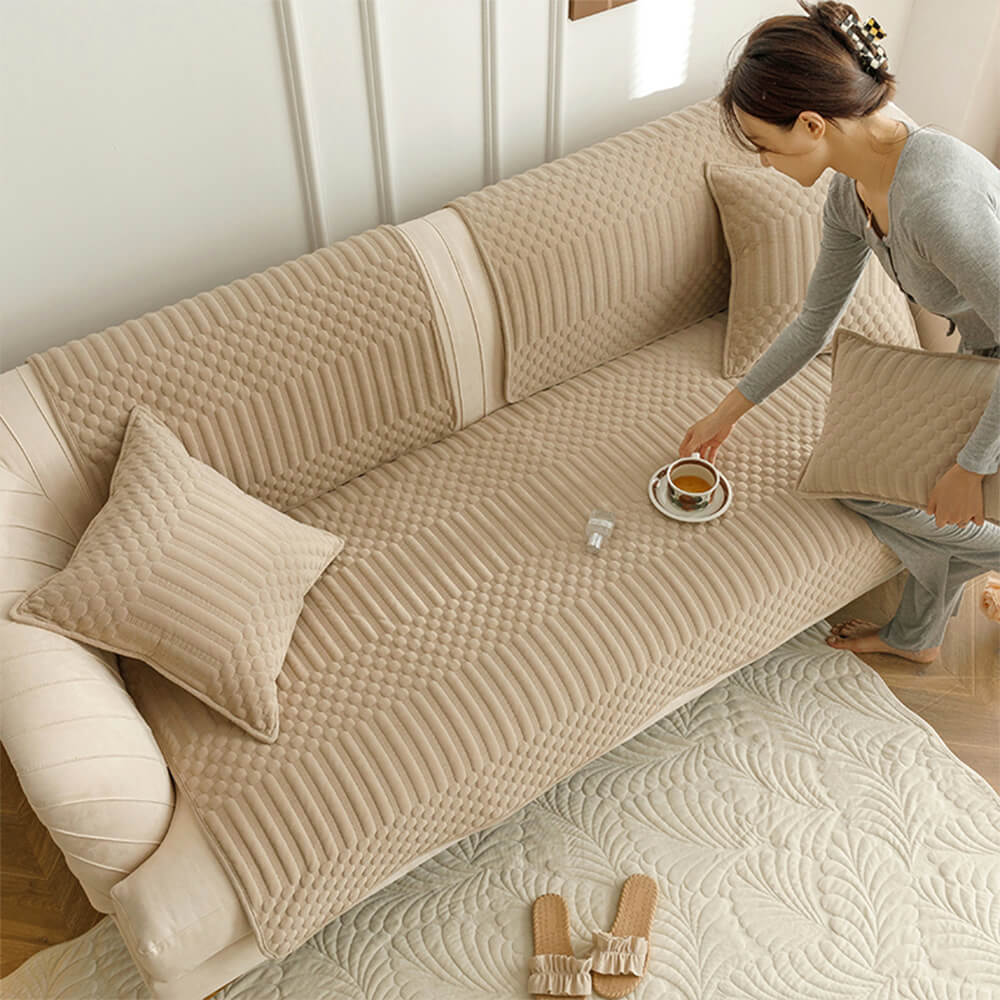 Copertura calda per divano non slip vintage peli