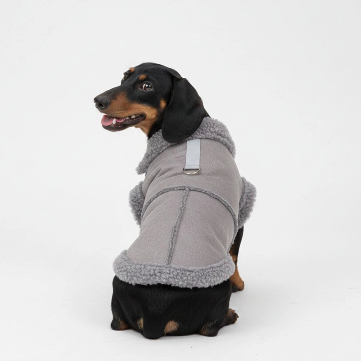 Chaqueta para perros de oveja: ropa exterior de invierno cálida y elegante