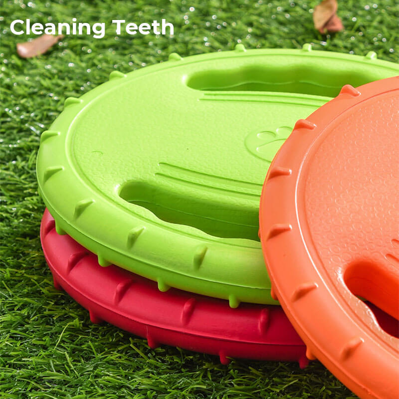 Disco canale di gomma del volante lancio di gomma interattiva disco volante