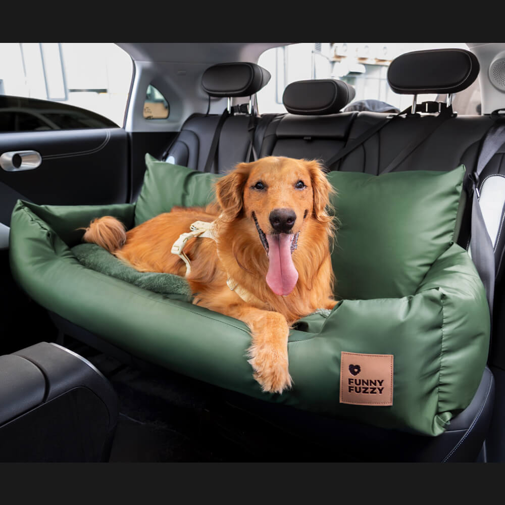 Sicurezza del cestino da viaggio impermeabile medio grande per cani letto posteriore letto posteriore
