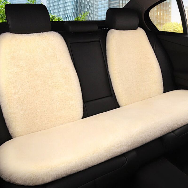 Coperchio di sedile per auto da cane universale peluche caldo