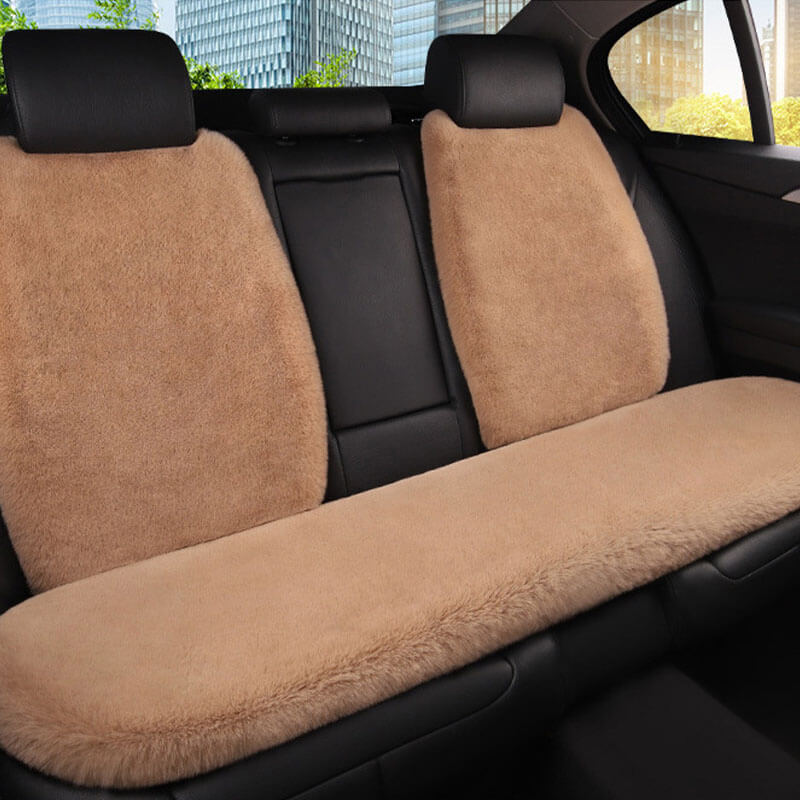 Coperchio di sedile per auto da cane universale peluche caldo