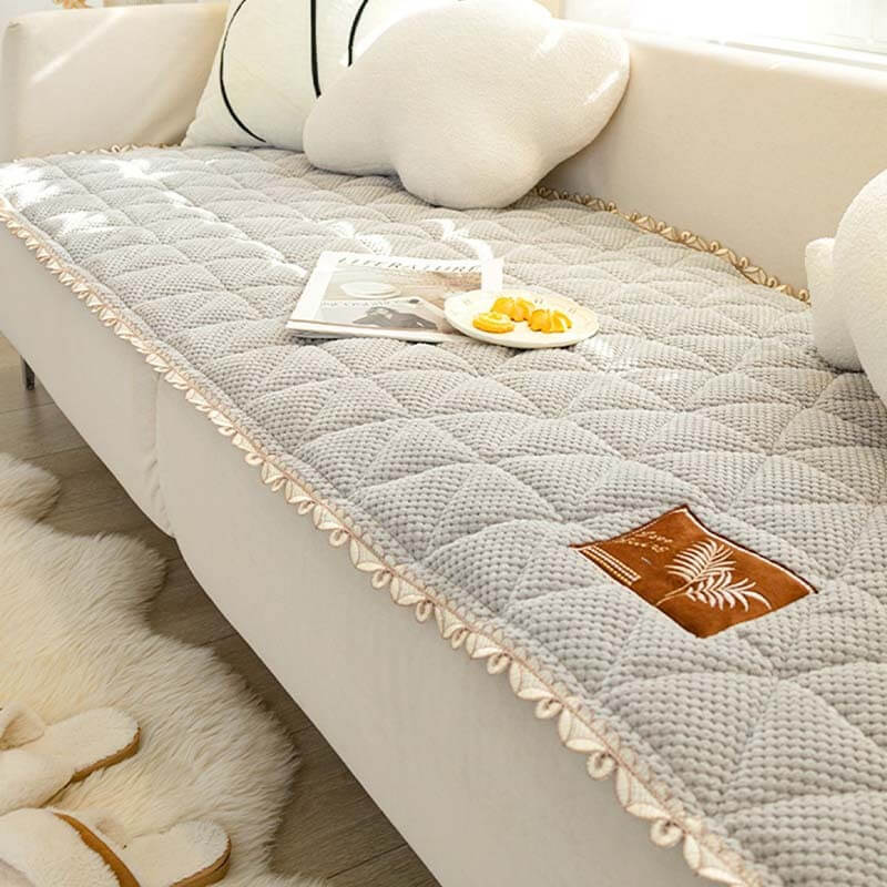 Forma di pane Copertina di divano non slip Chenille