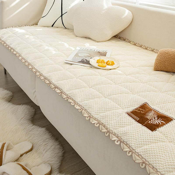 Forma di pane Copertina di divano non slip Chenille