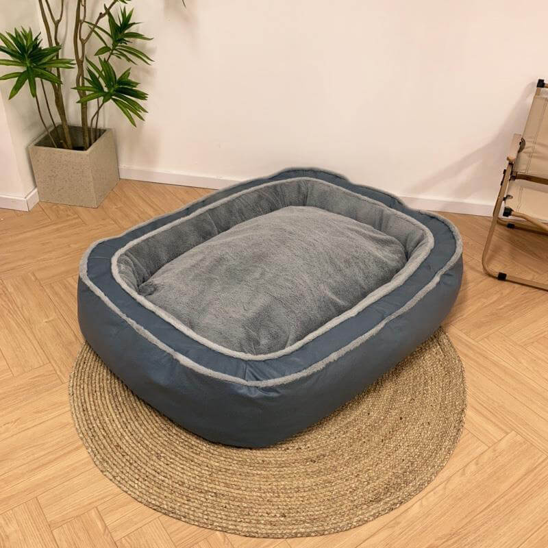 Cubierta de la cama - cama de perro ortopédica grande y cálida y cálida cama