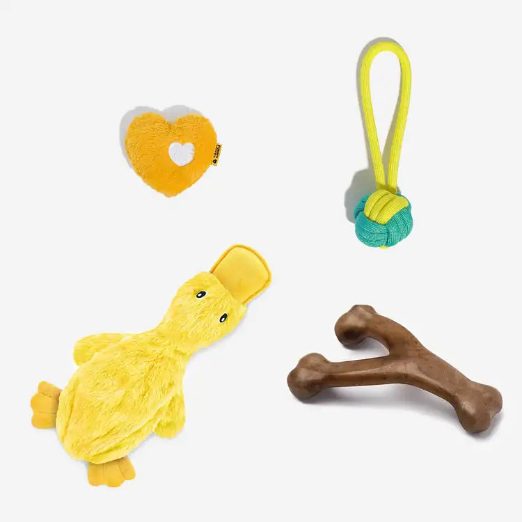 Set di giocattoli da masticare per cane carino interattivo - divertimento giocoso