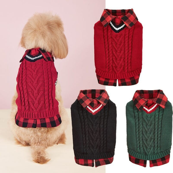 Perfecto para el otoño de cuello a cuadros a cuadros de invierno Cable Sweater Chalece