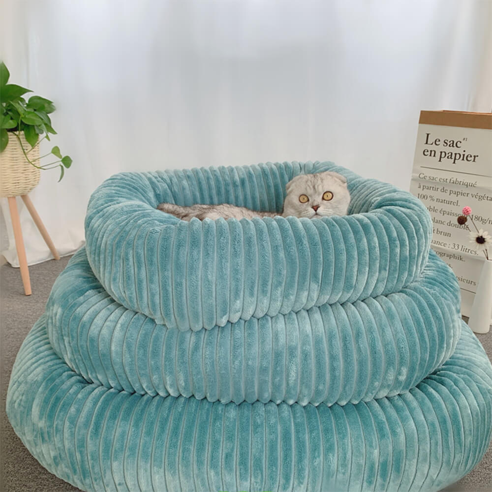 Canapé-lit tout-en-un luxueux, moelleux, chaud et durable pour chien et chat