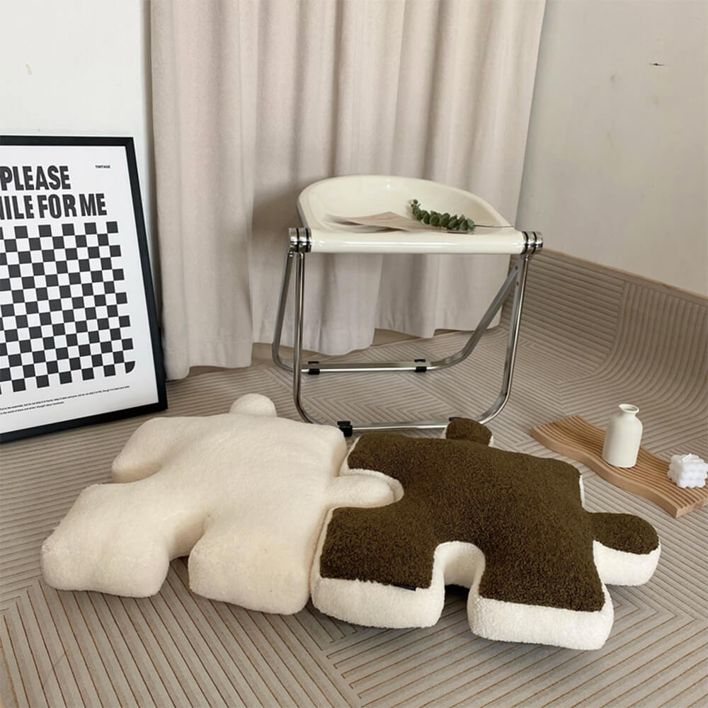 Creative Puzzle Plush Sofa Seat Cushion Pillow