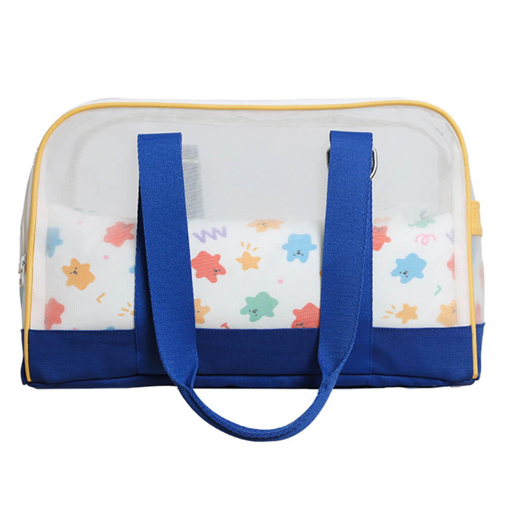 Soft-Sided Breathable Multifunctional Travel Pet Carrier Bag with Bottom Pad