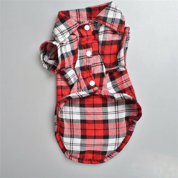 Camisa clásica de perros a cuadros: acogedor y elegante para cada ocasión