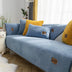 Impermeable grueso Fuzzy Faux Sherpa Fleece No-Slip Couch Couch Cover Protector