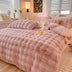 Confort hinchado Faux Faux Rabbit Fur Sedes de cama de piel