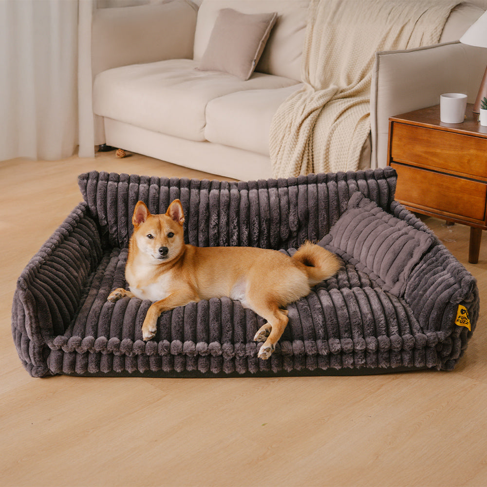 Grand oreiller orthopédique doux et lavable pour chien, canapé-lit, Snoozy Dream