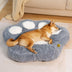 Punto de patada de cama para perros sin deslizamiento y esponjoso lavable