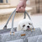 Largante de transporte grande y elegante Bolsa de mascotas de viajes humanos multifuncionales-Tail errante