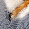 Punto de patada de cama para perros sin deslizamiento y esponjoso lavable