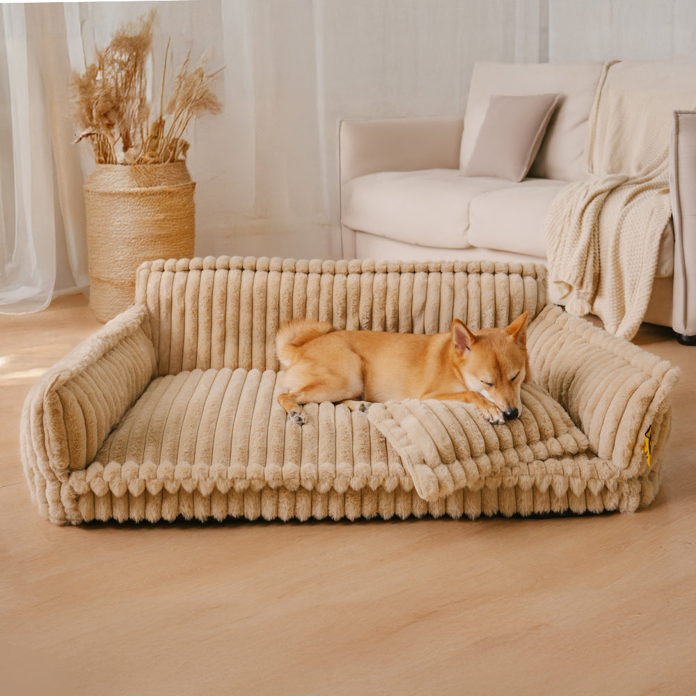 Grande cuscino lavabile per cani, morbido ortopedico, soffice divano letto per cani: sogno snoozy