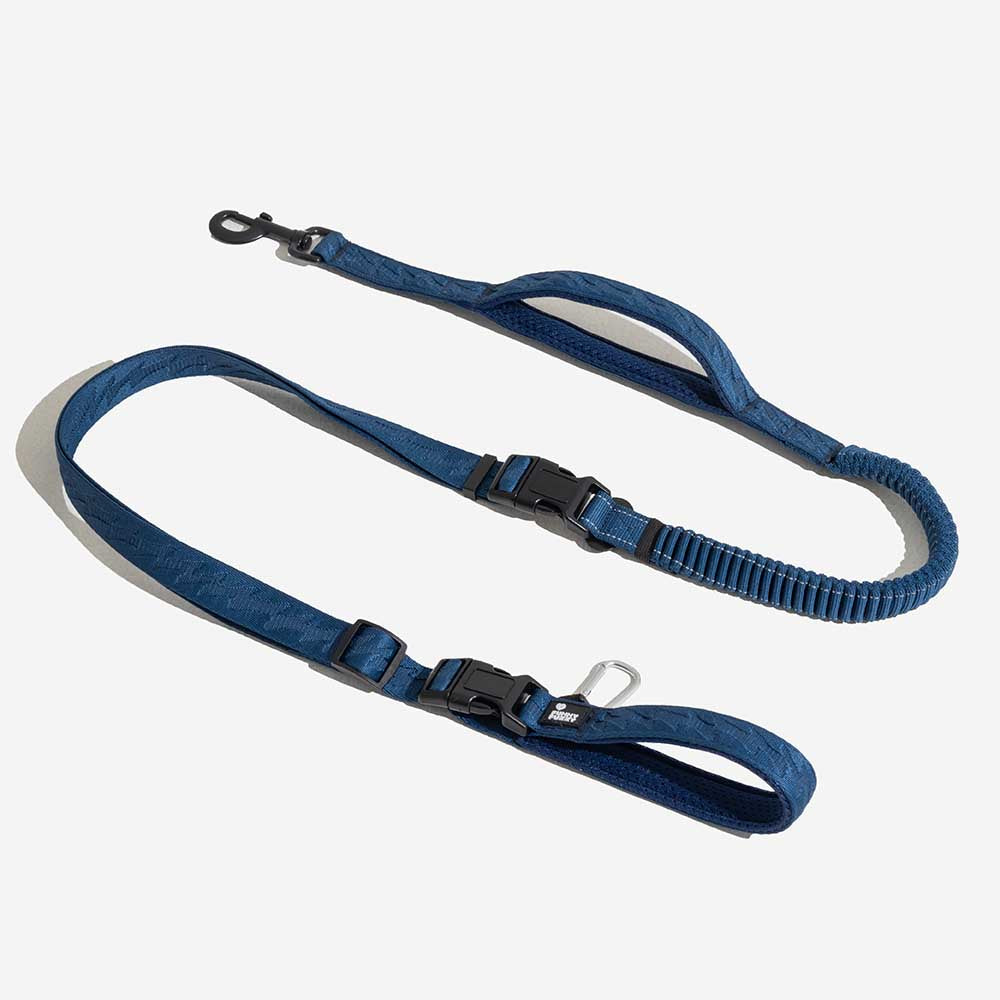 Dual-sided Reflective Adjustable Versatile Soft Handle Nylon Large Dog Leashes - Flexi Walker