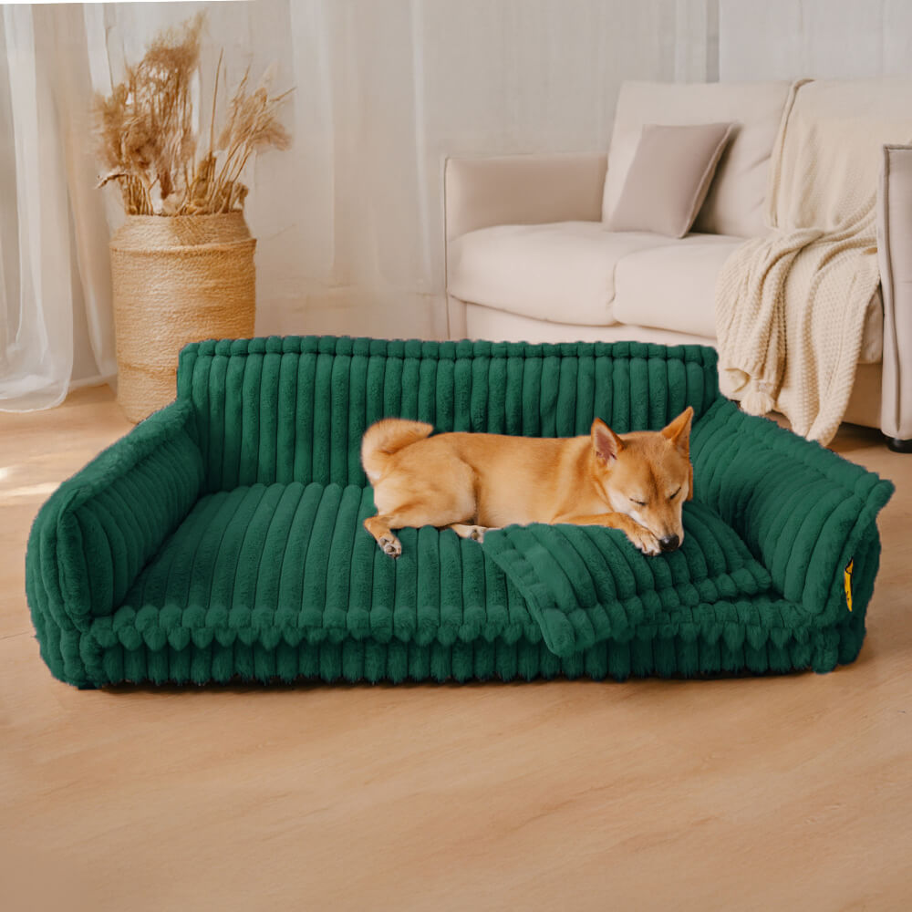 Grand oreiller orthopédique doux et lavable pour chien, canapé-lit, Snoozy Dream