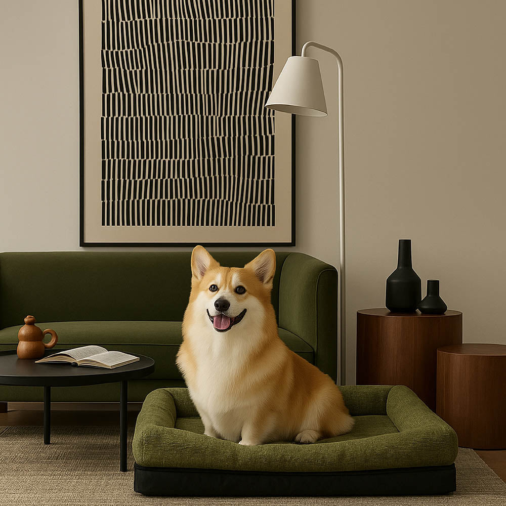 Spazioso letto accogliente per cani e gatto lavabile ortopedico resistente
