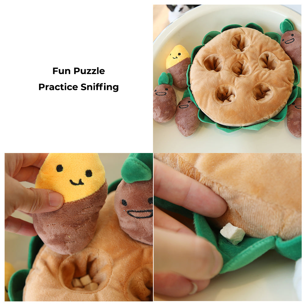 Interaktives Hunde-Puzzle-Spielzeugset zum Ziehen und Schnüffeln von Sweet Potato