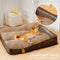 Cama de amortiguación de perros de protección de columna de columna de arañazos grande y grueso personalizado