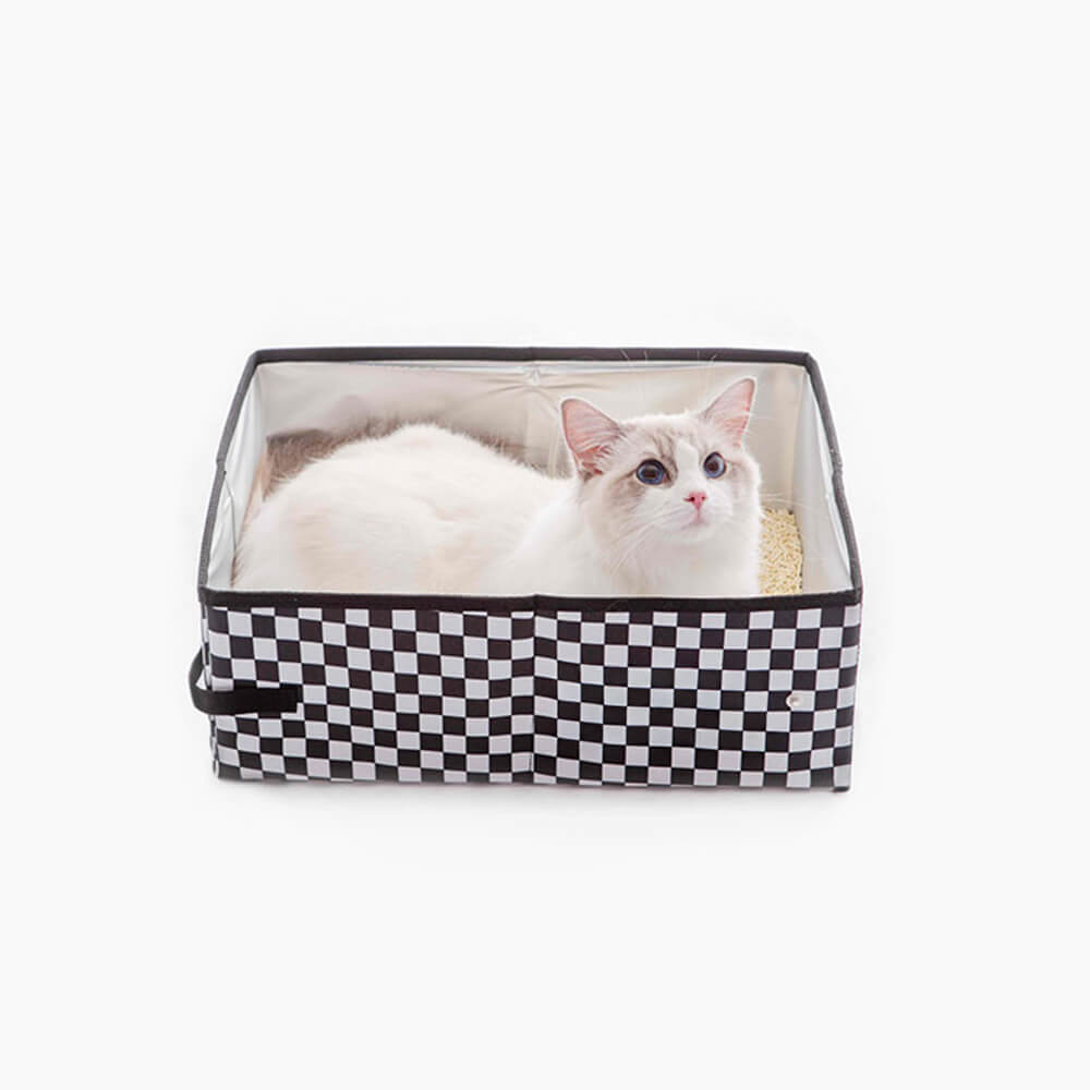 Portable Foldable Waterproof Aluminum Foil Cat Litter Box