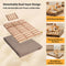 Trendy Striped Detachable Dual-layer Orthopedic Dog Bed With Pillow - CloudNap