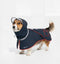 Imperméable réfléchissant réglable avec poche pour chien, imperméable assorti pour rester au sec