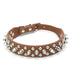 Collares multicolor de mascotas con tachuelas